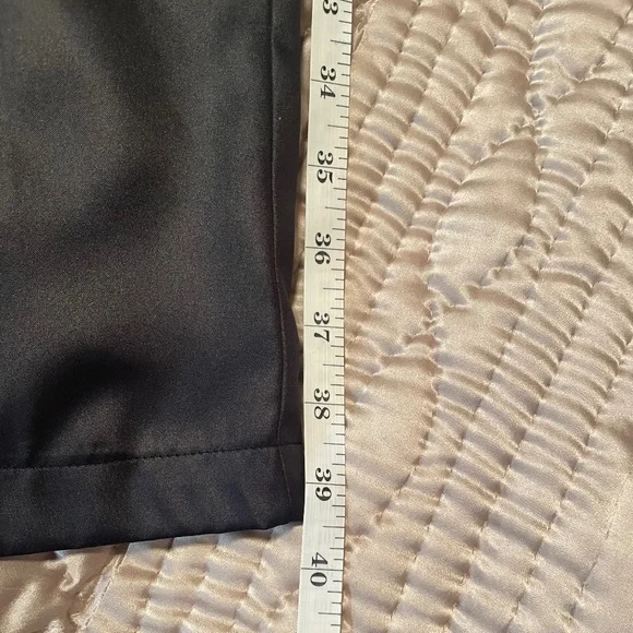 ST. JOHN {S} Pajama-Style Pants Silky Black - Picture 6 of 7